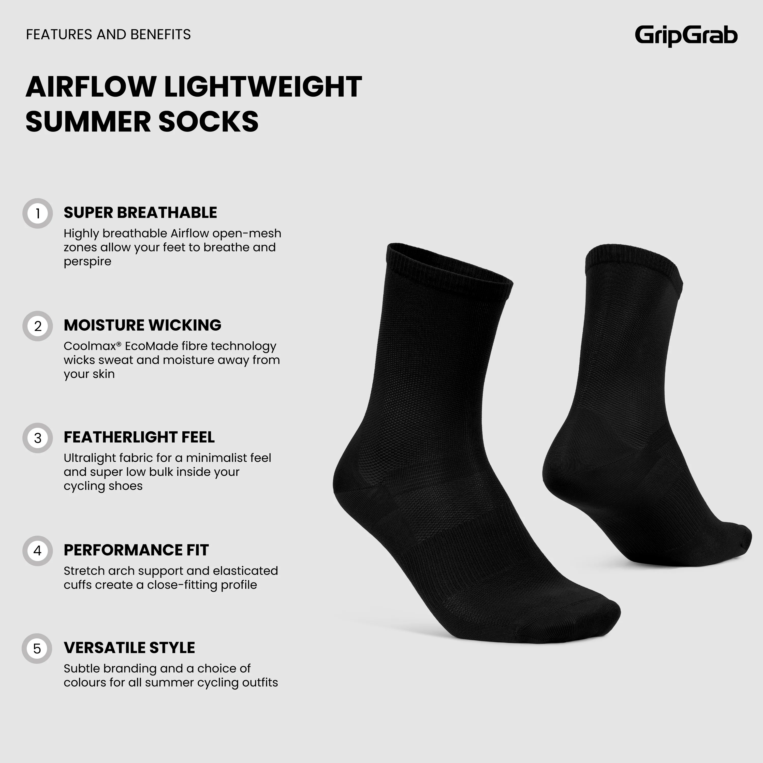 Airflow Lightweight Summer Socks - Image 3