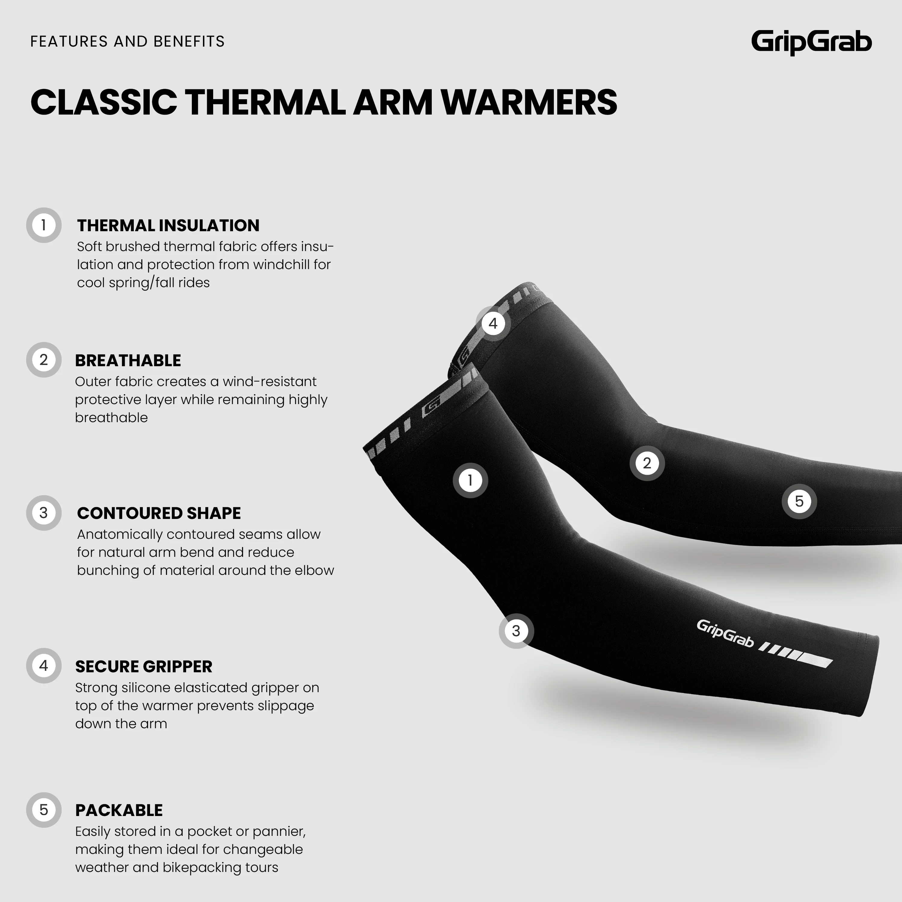 Classic Thermal Arm Warmers - Image 8
