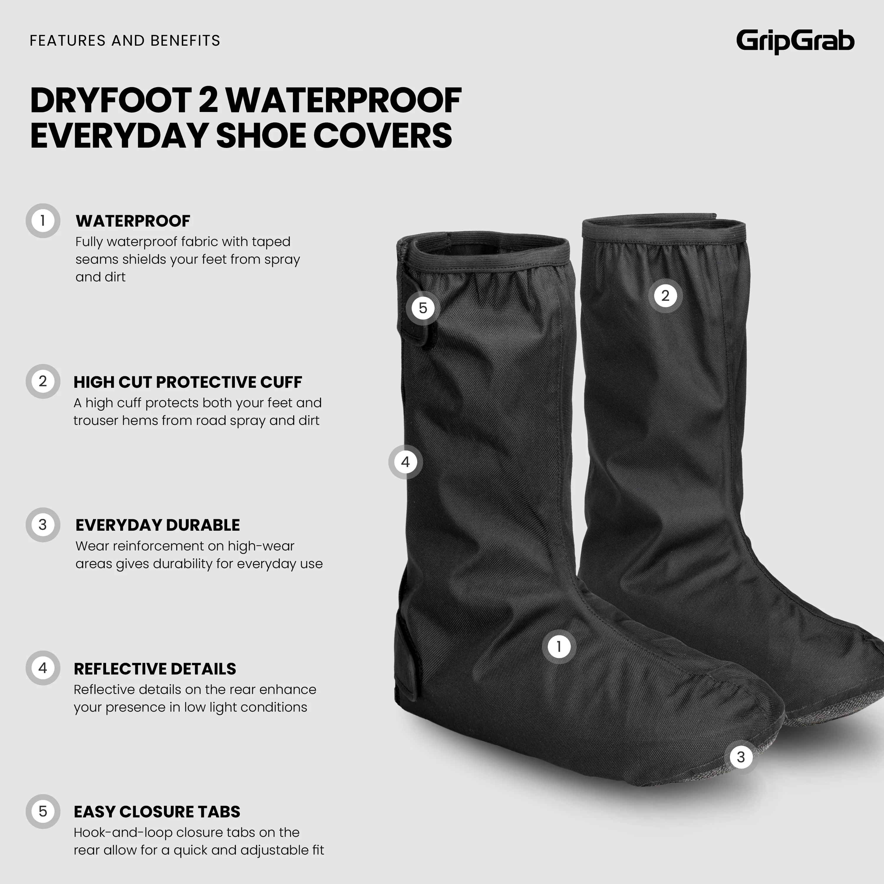 DryFoot 2 Waterproof Everyday Shoe Covers - Image 5
