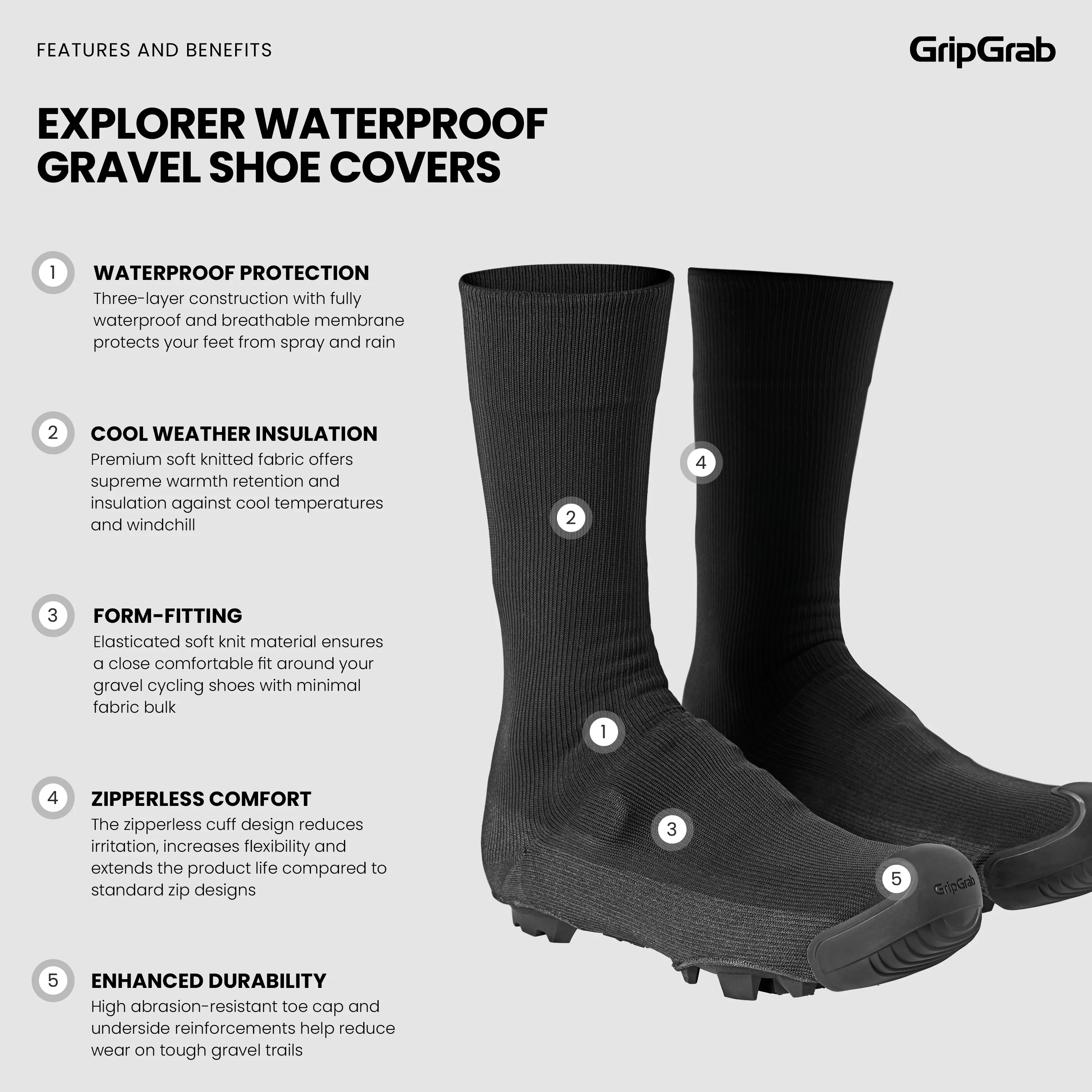 Explorer Waterproof Gravel Shoe Covers - Image 7