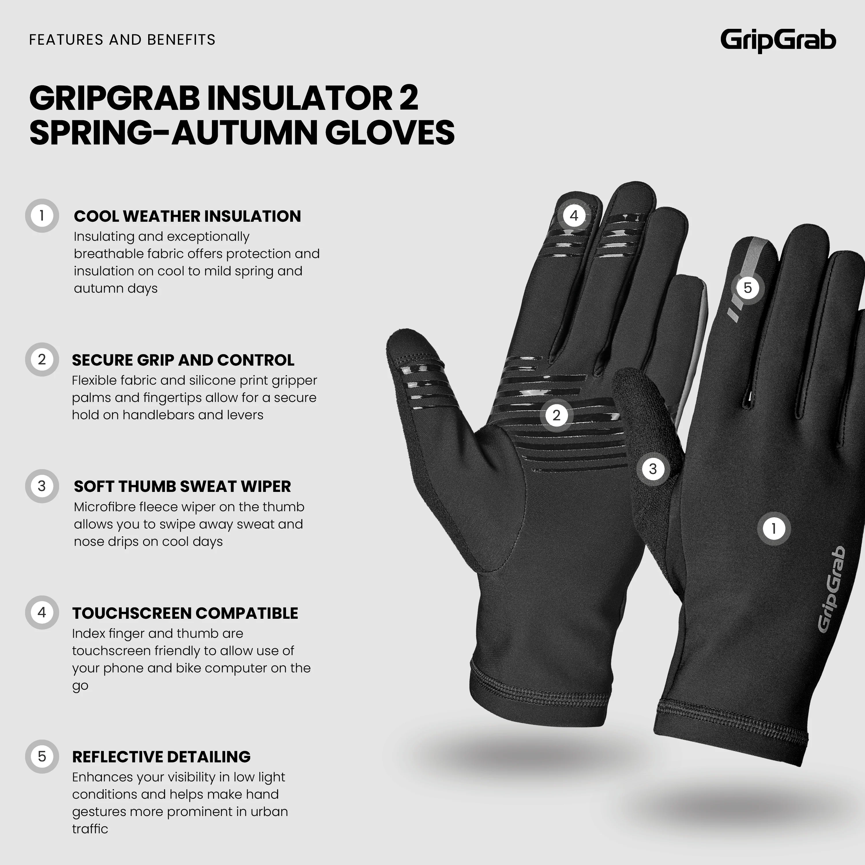 Insulator 2 Spring-Autumn Gloves - Image 6