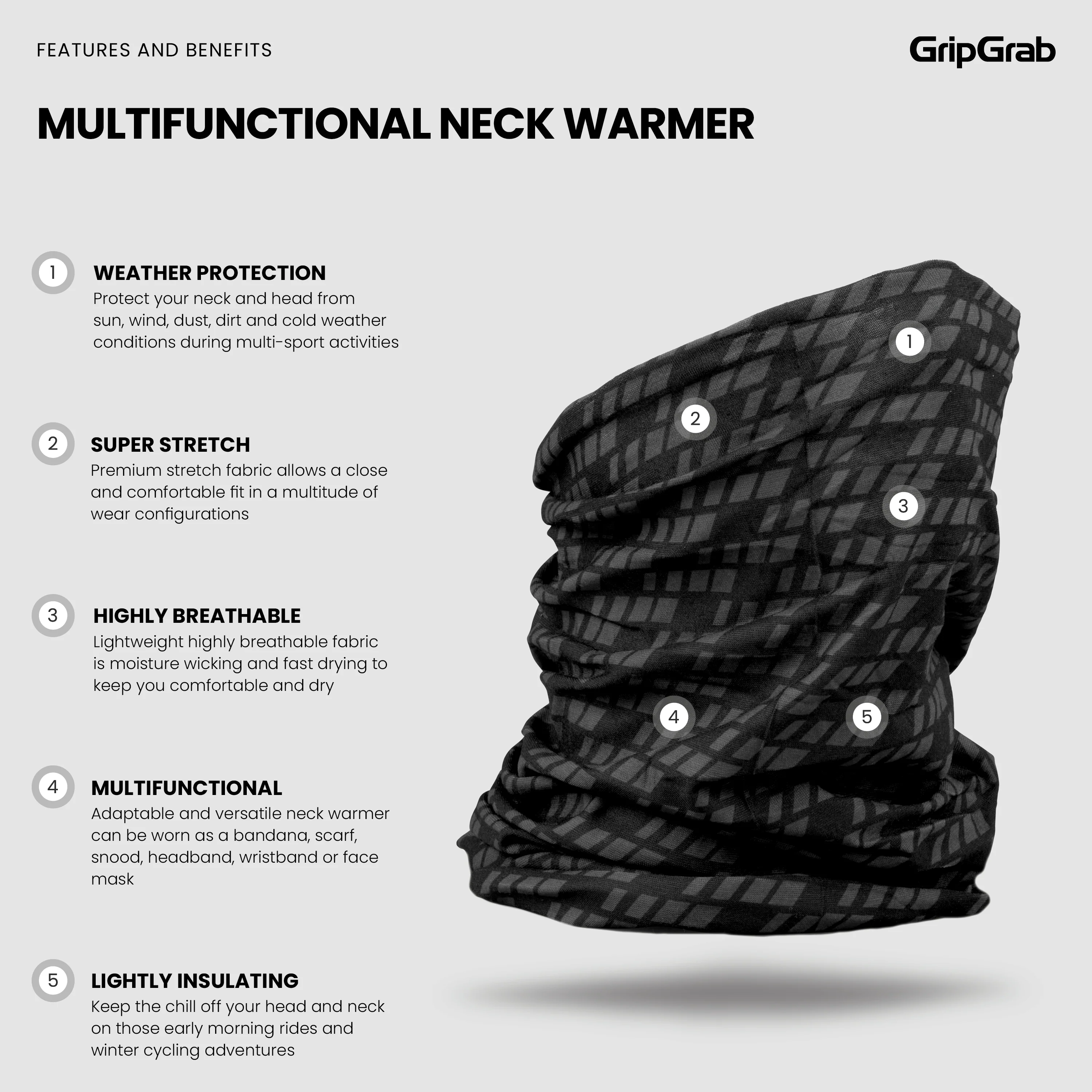 Multifunctional Neck Warmer - Image 8