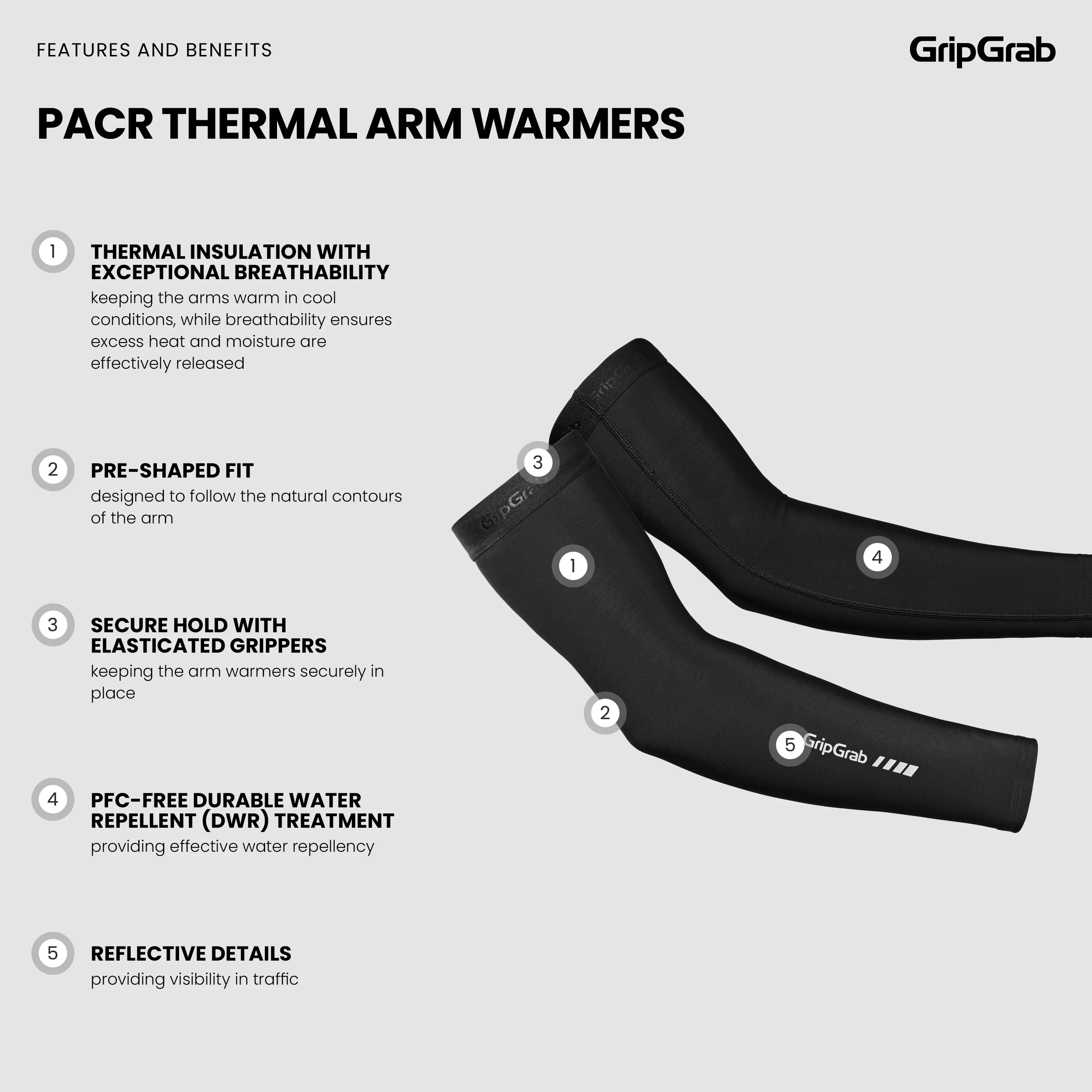 PACR Thermal Arm Warmers - Image 5
