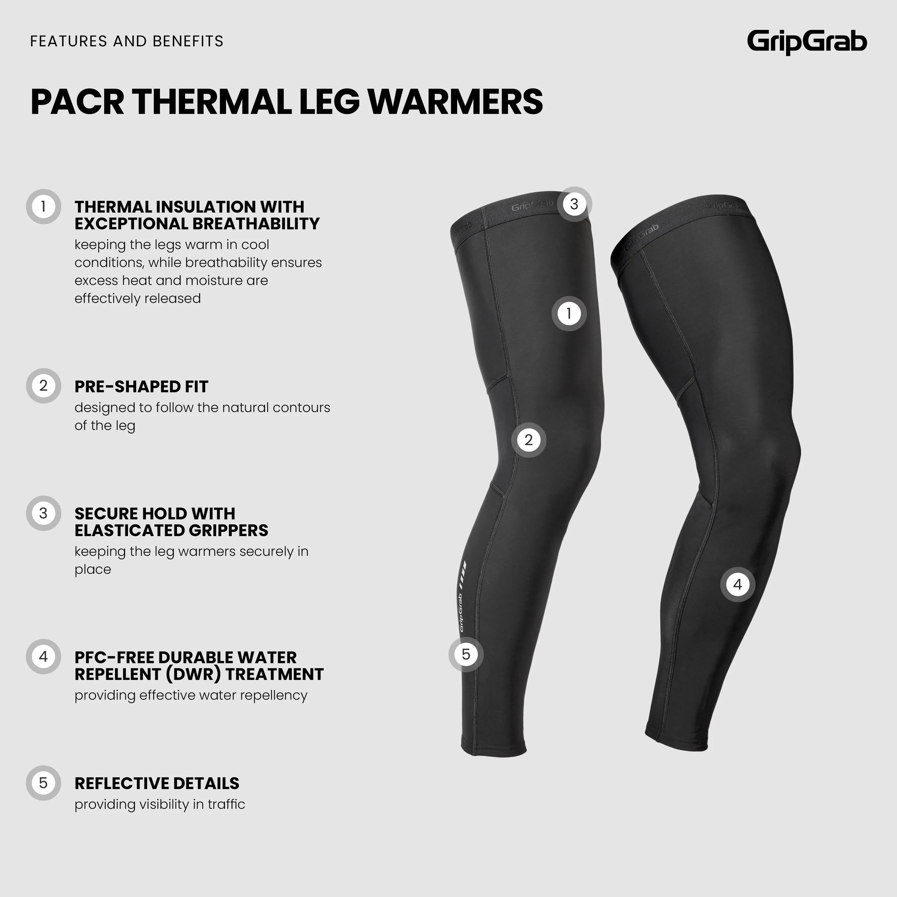 PACR Thermal Leg Warmers - Image 4