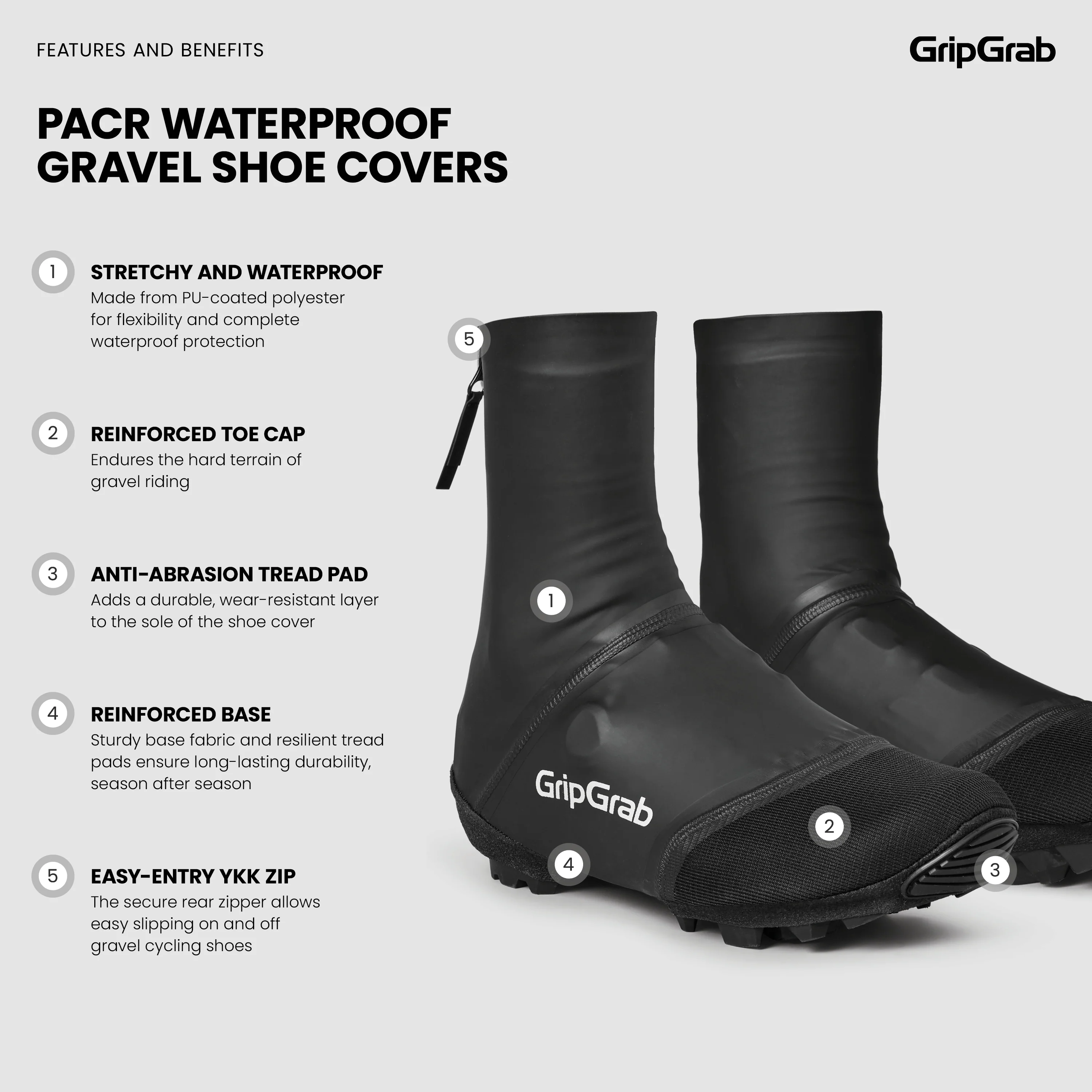 PACR Waterproof Gravel Shoe Covers - Image 8