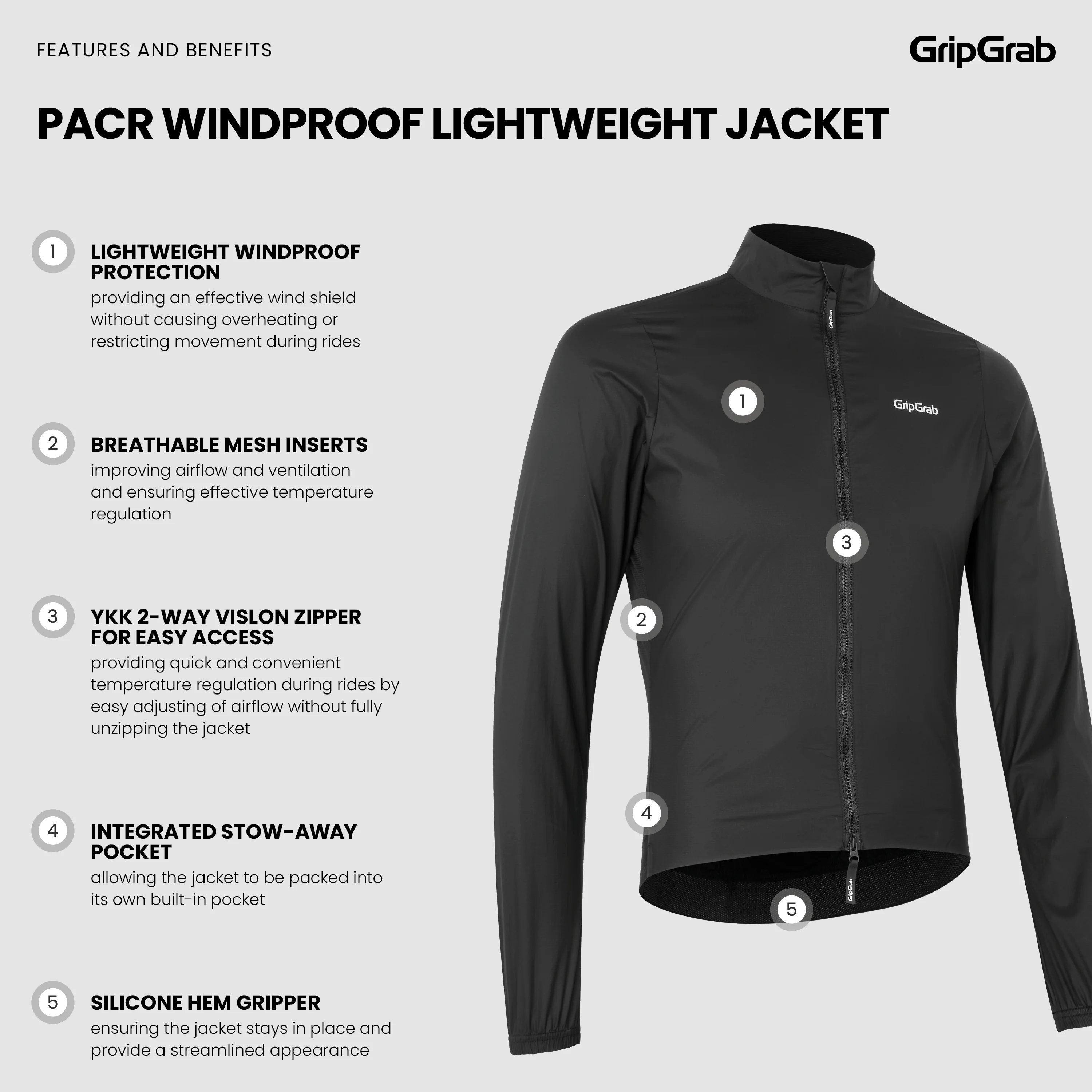 PACR Windproof Lightweight Jacket - Image 5
