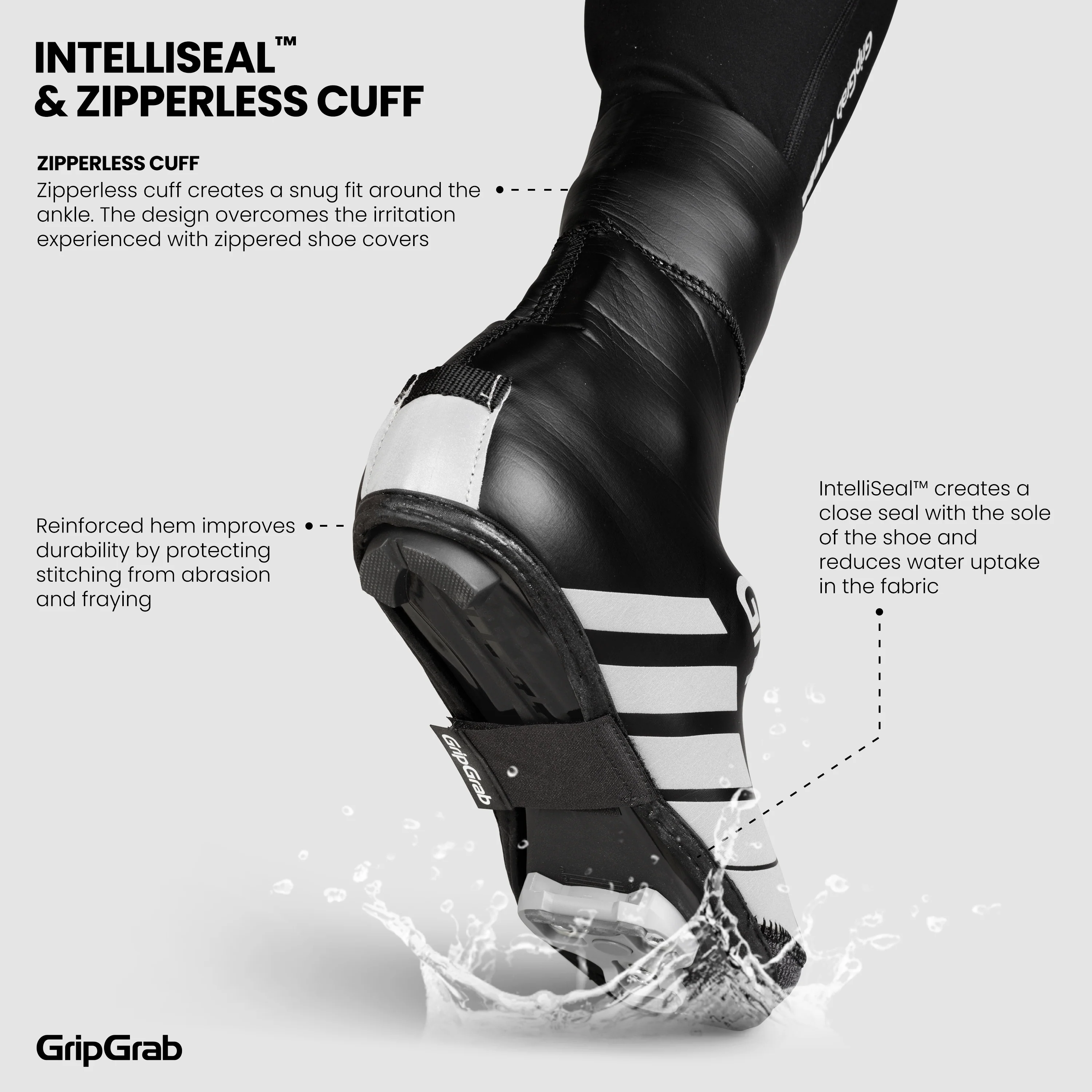 RaceThermo Waterproof Winter Road Shoe Covers - Image 7