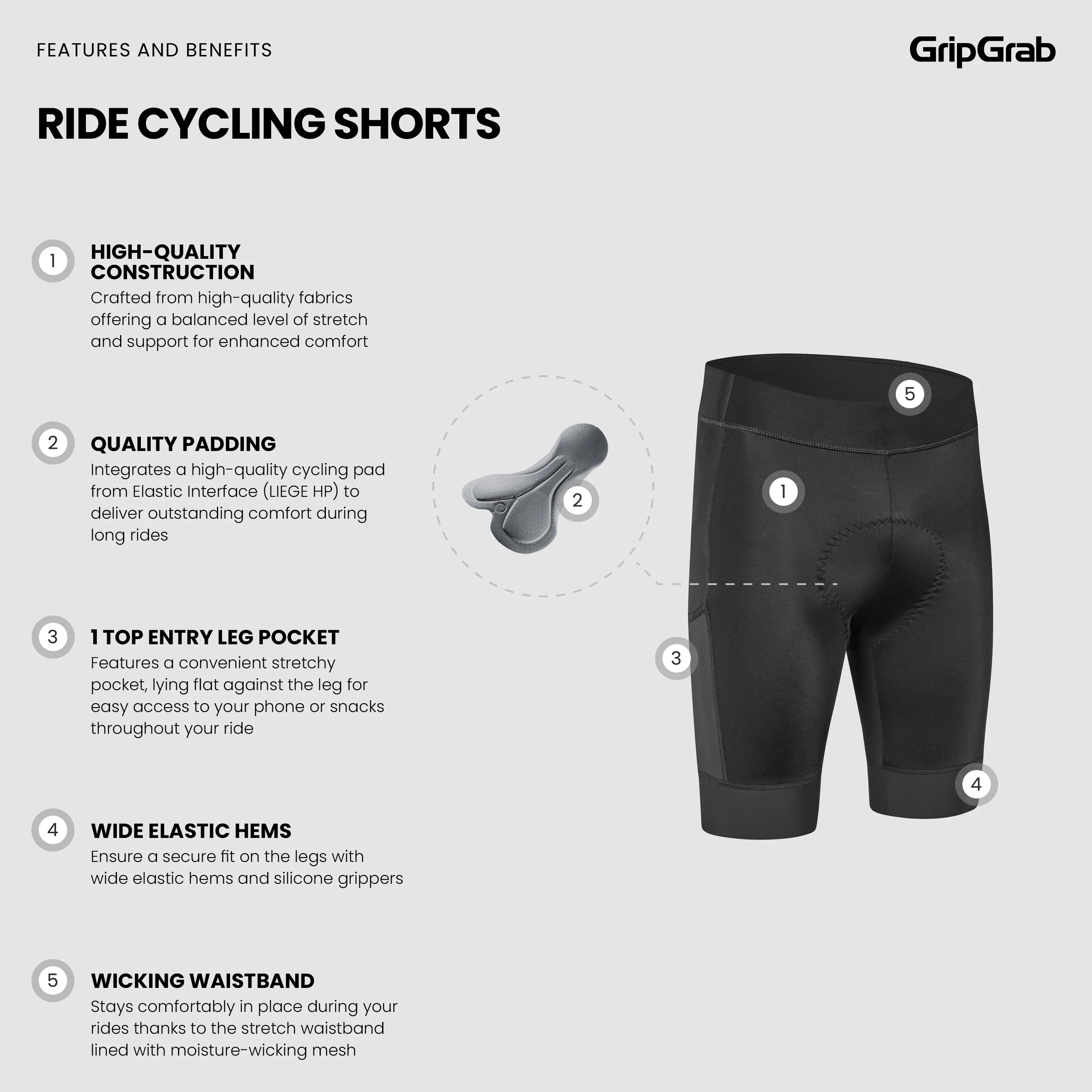 RIDE Cycling Shorts - Image 7