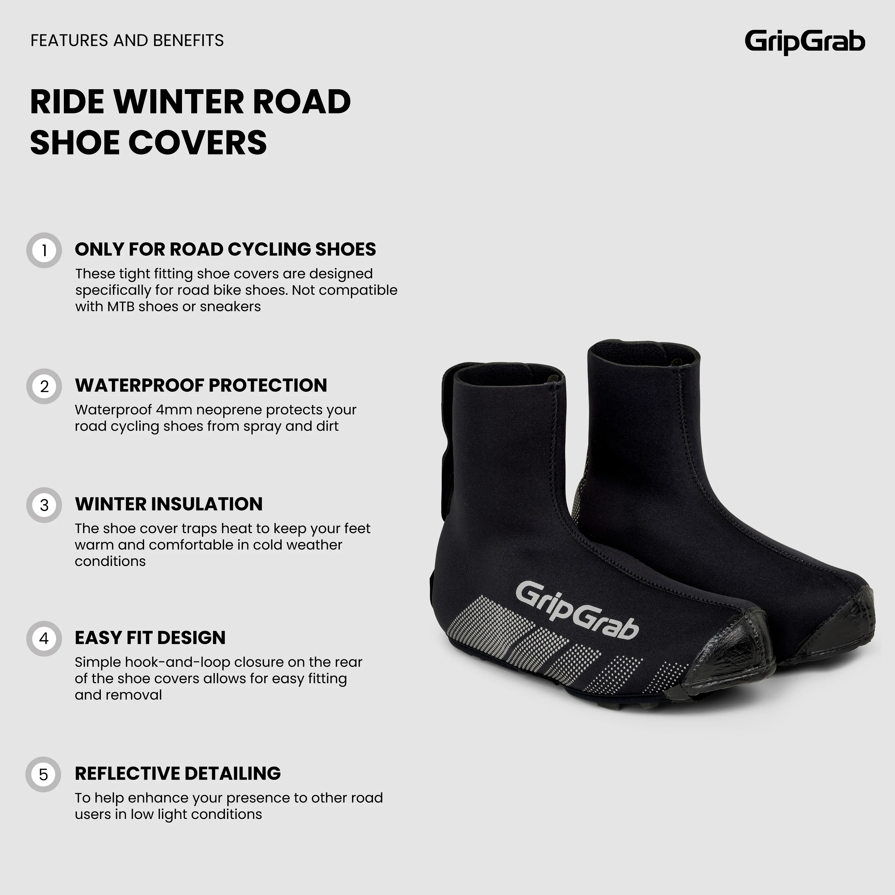 Ride Winter Road Shoe Covers - Image 5