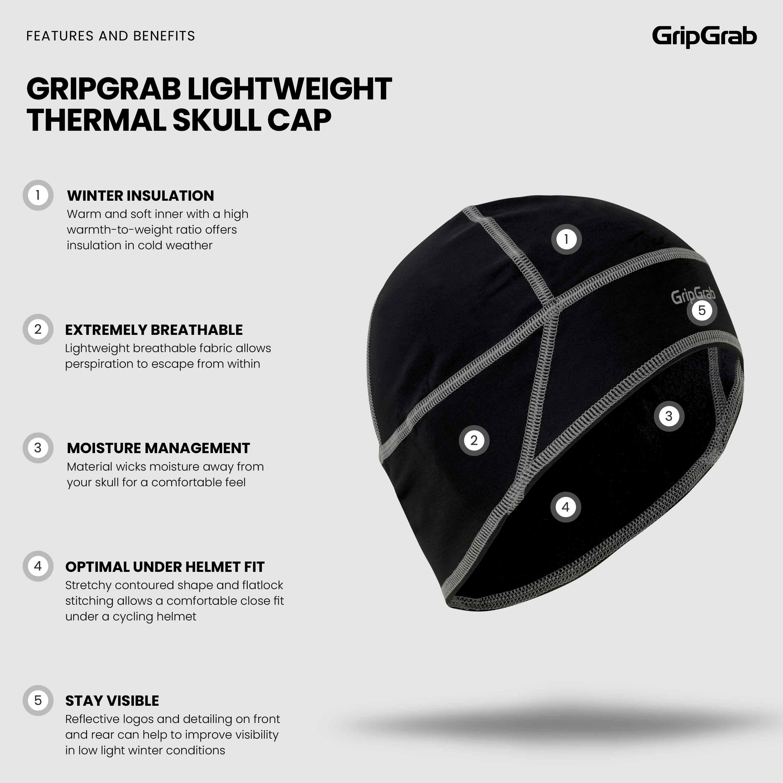 Thermo Spring-Autumn Skull Cap - Image 7